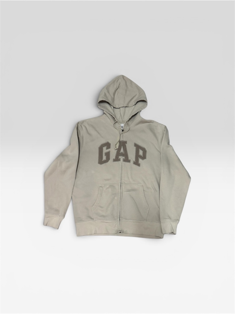 Beige GAP zip-up Hoodie